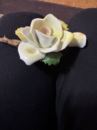 Preciosa flor de Porcelana Capodimonte