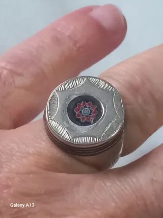 Anello Tuareg Argento Ebano 18.8 mm