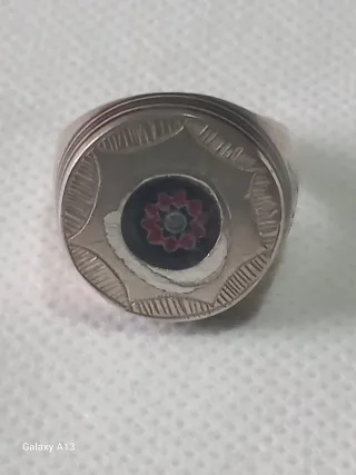 Anello Tuareg Argento Ebano 18.8 mm