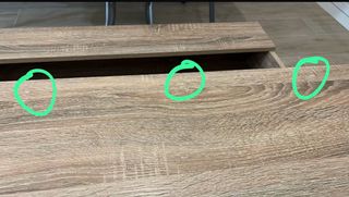 Mesa de centro elevable madera y metal