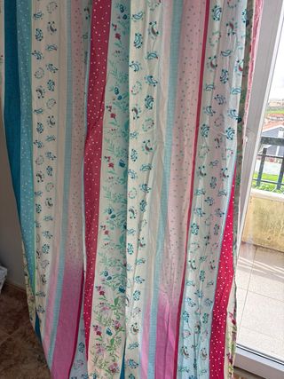 Cortina infantil 150x246cm multicolor