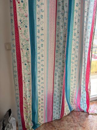 Cortina infantil 150x246cm multicolor