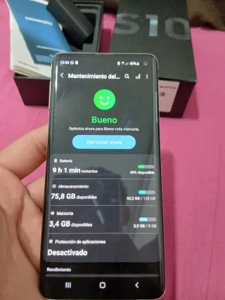 Samsung Galaxy S10 Caja y Accesorios