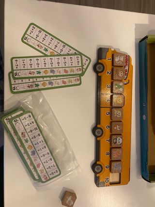 Pack Juegos Matemáticas Animal Bus y Tarjetas