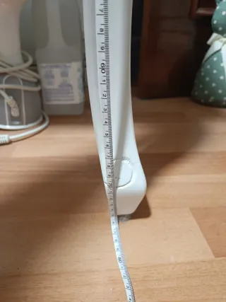 Tocador blanco de madera 70x40