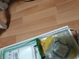 Tocador blanco de madera 70x40