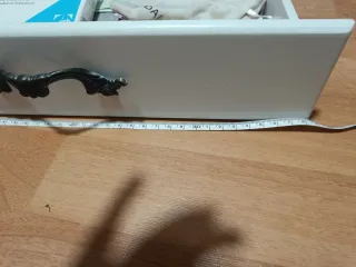 Tocador blanco de madera 70x40