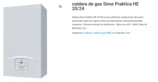 Caldera SIME PRAKTICA 24kw Gas GLP