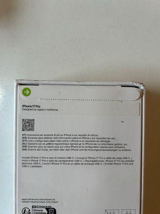 iPhone 17 Pro 512 GB Azul – Nuevo, precintado.