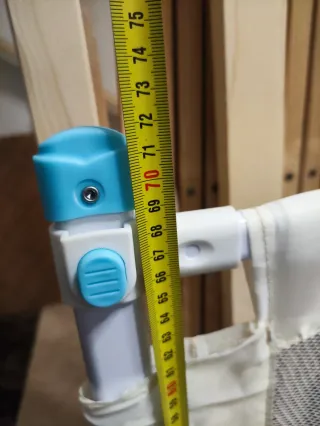 2 x Barandilla protectora para cama de bebé por 20