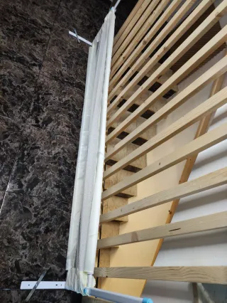 2 x Barandilla protectora para cama de bebé por 20