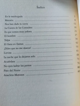En la madrugada y otros relatos. Juan Rulfo