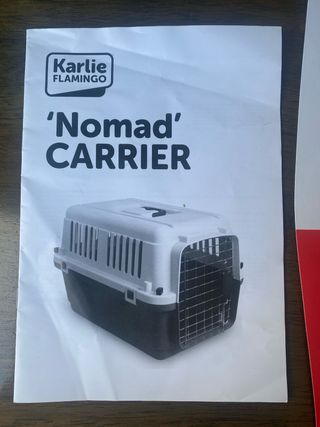 Transportín Perro Nomad Karlie 10kg Beige/Gris