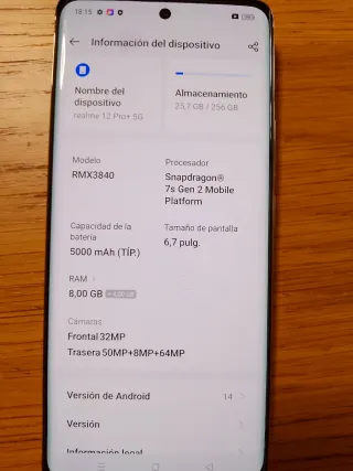 Móvil Realme 12 Pro+