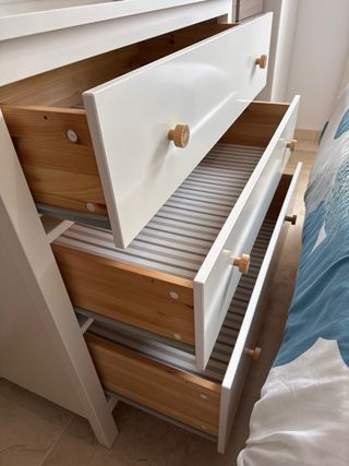 Cajonera Ikea Hemnes Blanca
