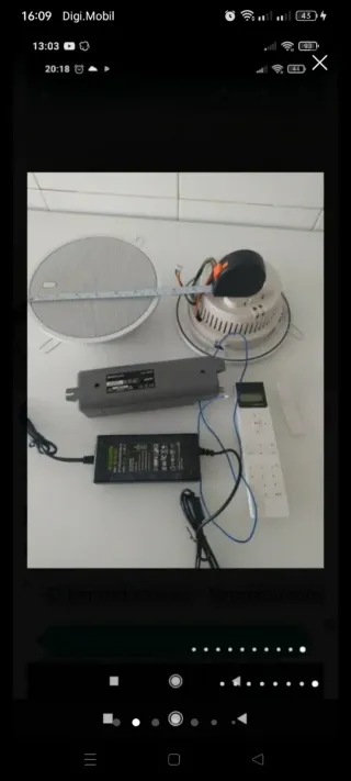 Kit Radio EISSOUND con 2 Altavoces