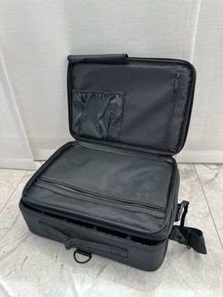 Estuche de maquillaje organizador negro