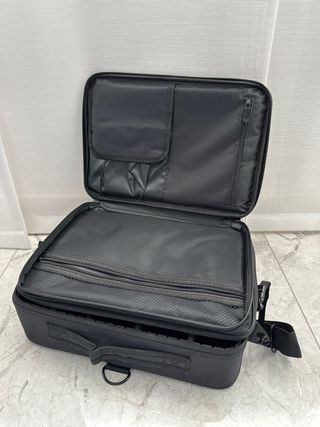 Estuche de maquillaje organizador negro