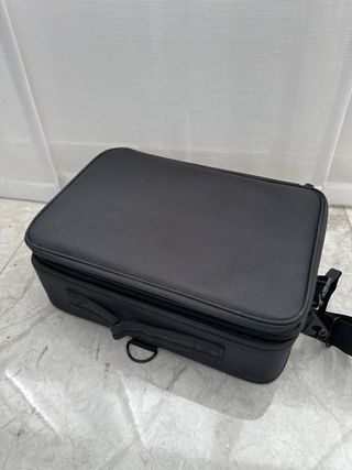 Estuche de maquillaje organizador negro