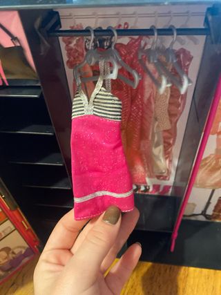 2 Armarios Maleta Barbie Rosas