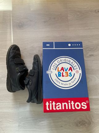 Zapatos Escolares Titanitos Lavables Niñx