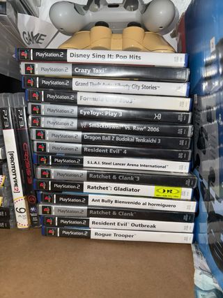 Lote de juegos ps2