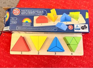 Lote de juguetes Fisher-Price y puzzles de madera.