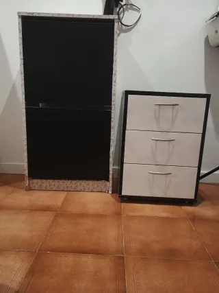 Zapatero y Mesita de Noche