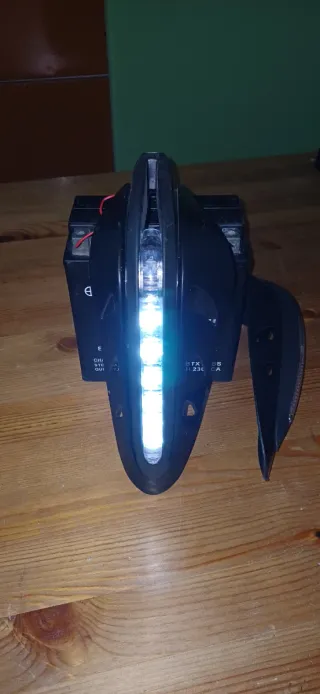 Protectores puños moto con luz LED