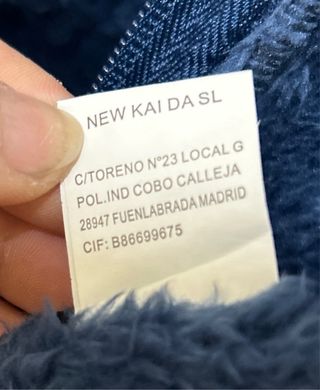 Chaqueta Polar Nike Azul Talla XL