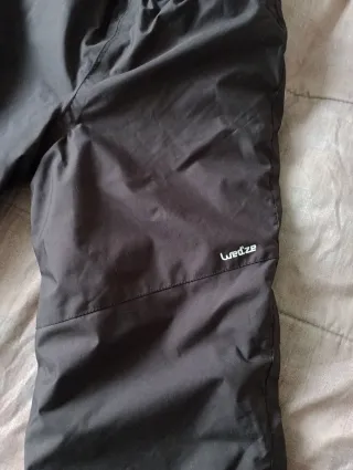 Pantaloni sci bambino Wed'ze neri