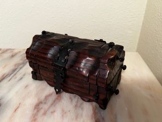 Baúl Decorativo Madera y Metal