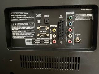 Televisor LG en color negro