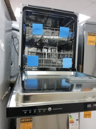 Lavavajillas Kroms Line Cristal Negro