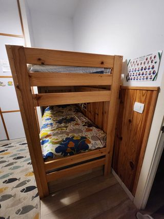 Litera madera LUFE con cajones