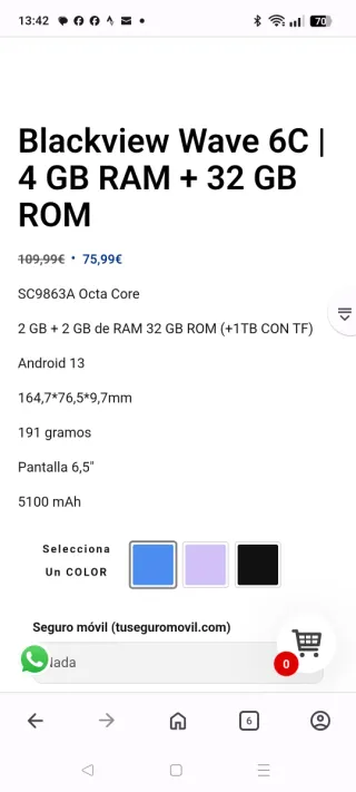 Blackview Wave 6C 32GB