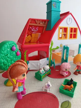 Granja PinyPon con figuras y animales