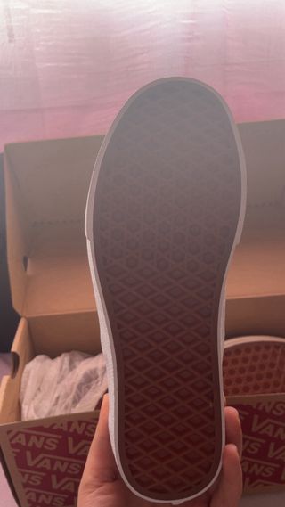 Zapatillas Vans Checkerboard Blancas y Negras