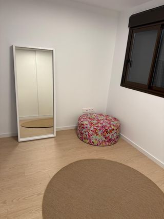 Puff redondo tela estampado floral