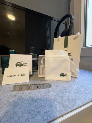 Pulsera Lacoste Plata