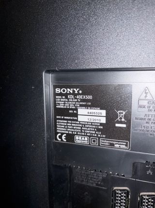 TV Sony BRAVIA KDL-40EX500