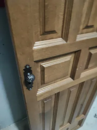 Puerta de madera maciza 50x1,66