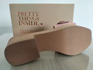 Sandalias plataforma Libertae piel y serraje