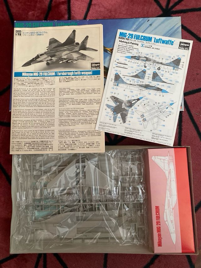 Maqueta Hasegawa Mig-29 Fulcrum
