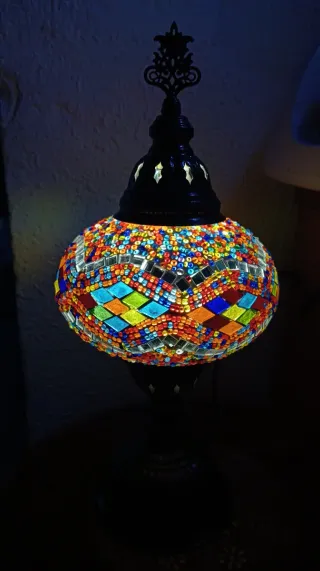 Lámpara turca artesanal