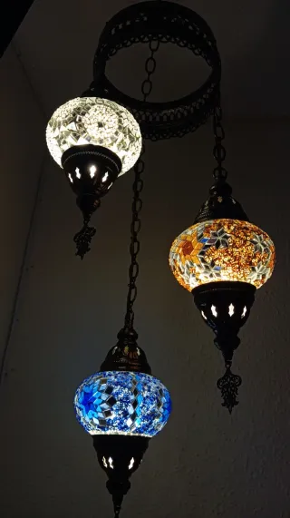 Lámpara turca artesanal