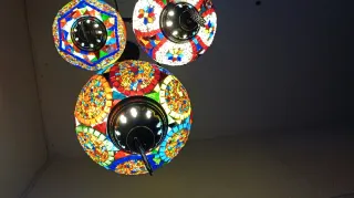 Lámpara turca artesanal