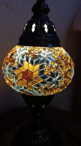 Lámpara turca artesanal