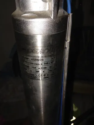 Bomba sumergible Pedrollo 4CV 4SR6/23