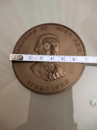 Medalla CAROLVS III HISP. REX 1788-1988